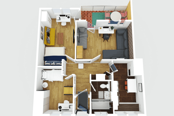 Predaj bytu 3-izbový 63 m², Friedrichshafen Predaj bytu 3-izbový 63 m², Friedrichshafen