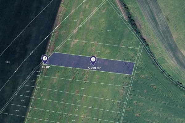 Predaj pozemku 5.229 m², Koštice Predaj pozemku 5.229 m², Koštice