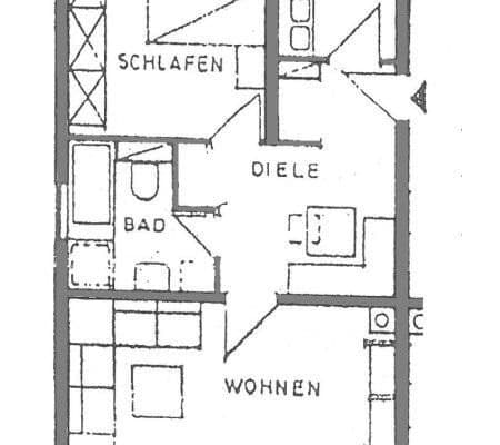 Prenájom bytu 2-izbový 61 m², Happurger Straße 4, Nürnberg Prenájom bytu 2-izbový 61 m², Happurger Straße 4, Nürnberg