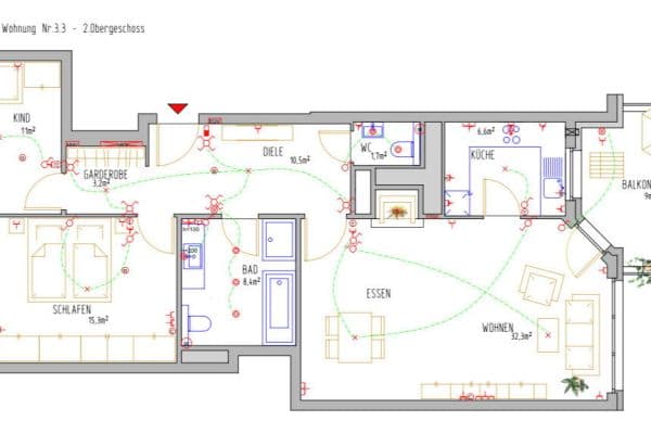 Prenájom bytu 3-izbový 92 m², Frankfurt am Main Prenájom bytu 3-izbový 92 m², Frankfurt am Main