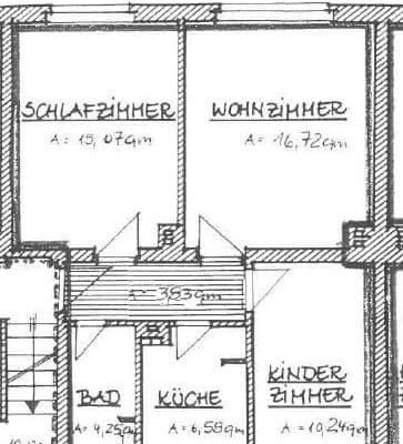 Prenájom bytu 3-izbový 57 m², Talstraße 34, Sachsen - Weischlitz Prenájom bytu 3-izbový 57 m², Talstraße 34, Sachsen - Weischlitz