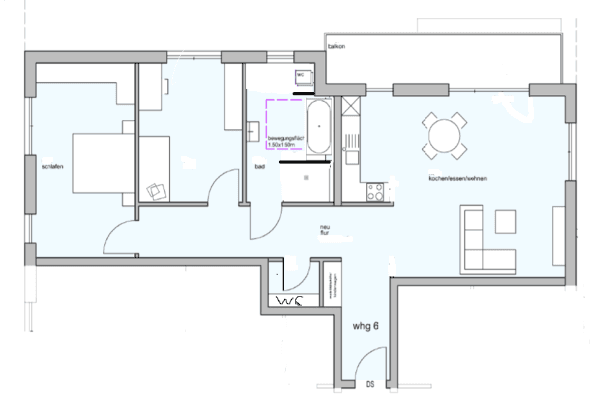 Prenájom bytu 3-izbový 102 m², Schwarzer Weg 17, Siegburg Prenájom bytu 3-izbový 102 m², Schwarzer Weg 17, Siegburg