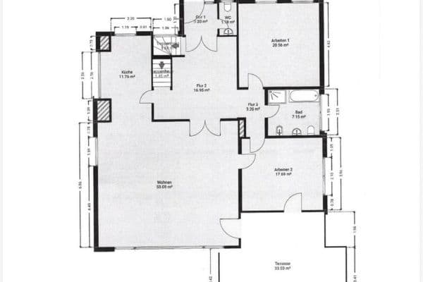 Prenájom bytu 3-izbový 135 m², Röntgenstraße 26, Hanau Prenájom bytu 3-izbový 135 m², Röntgenstraße 26, Hanau