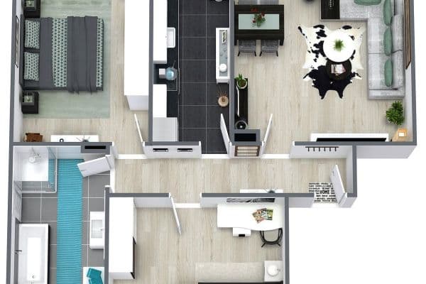 Prenájom bytu 3-izbový 71 m², Äußere Crimmitschauer Straße 33, Meerane Prenájom bytu 3-izbový 71 m², Äußere Crimmitschauer Straße 33, Meerane