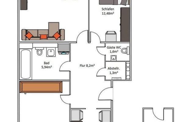 Predaj bytu 3-izbový 80 m², Hamburg, Hamburg Predaj bytu 3-izbový 80 m², Hamburg, Hamburg