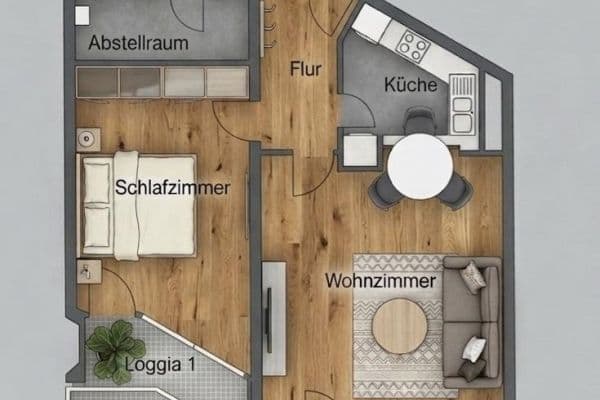 Prenájom bytu 2-izbový 67 m², Collinistraße 5, Mannheim, Bádensko-Wurttembersko Prenájom bytu 2-izbový 67 m², Collinistraße 5, Mannheim, Bádensko-Wurttembersko