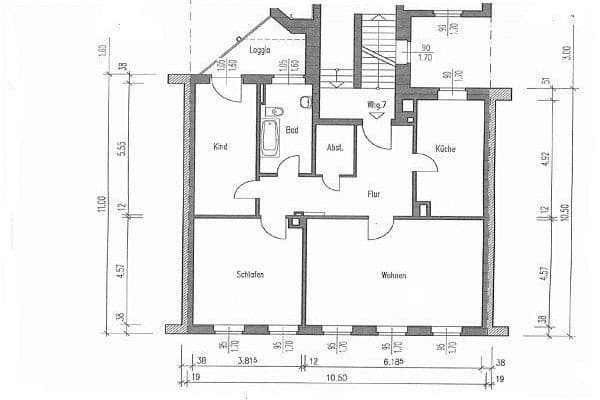 Prenájom bytu 3-izbový 93 m², Gera, Durínsko Prenájom bytu 3-izbový 93 m², Gera, Durínsko