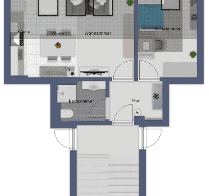 Prenájom bytu 2-izbový 31 m², Zaunkönigstraße 43, Magdeburg, Sasko-Anhaltsko Prenájom bytu 2-izbový 31 m², Zaunkönigstraße 43, Magdeburg, Sasko-Anhaltsko