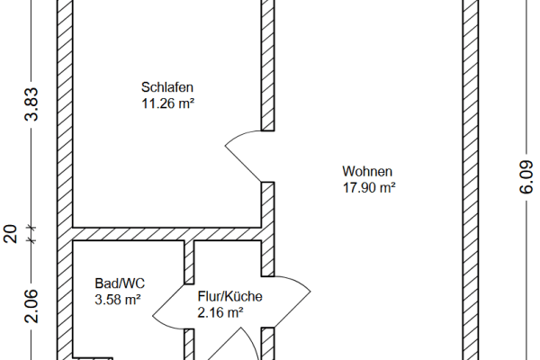 Predaj bytu 2-izbový 35 m², Leipziger Straße 2 b, Markranstädt Predaj bytu 2-izbový 35 m², Leipziger Straße 2 b, Markranstädt
