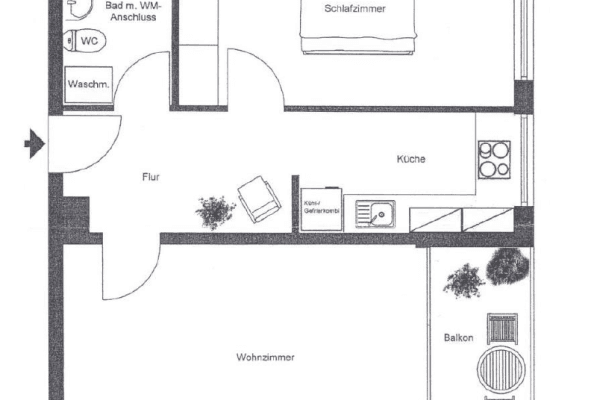 Prenájom bytu 2-izbový 60 m², Steinbach Prenájom bytu 2-izbový 60 m², Steinbach
