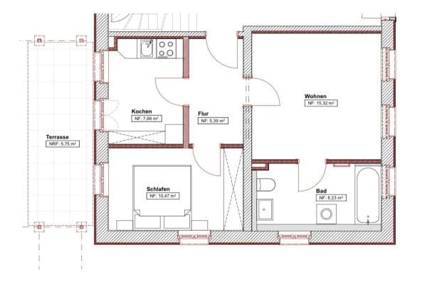 Prenájom bytu 2-izbový 53 m², Angerstraße 11, Leipzig Prenájom bytu 2-izbový 53 m², Angerstraße 11, Leipzig