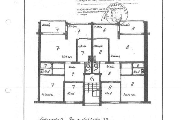 Prenájom bytu 3-izbový 78 m², Rauendahlstraße 27, Hattingen Prenájom bytu 3-izbový 78 m², Rauendahlstraße 27, Hattingen