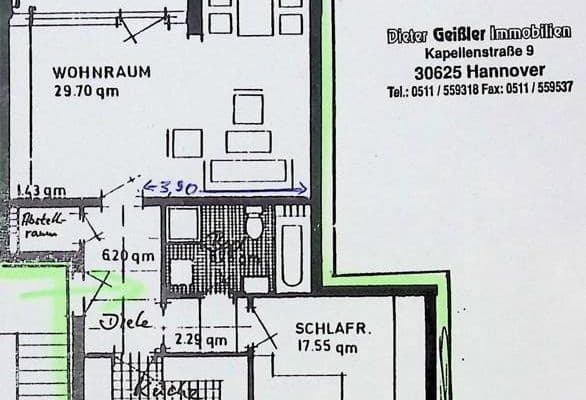 Predaj bytu 2-izbový 73 m², Hannover, Dolné Sasko Predaj bytu 2-izbový 73 m², Hannover, Dolné Sasko