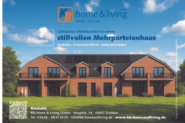 Prenájom bytu 2-izbový 68 m², Hauptstraße 44, Drebber, Dolné Sasko Prenájom bytu 2-izbový 68 m², Hauptstraße 44, Drebber, Dolné Sasko