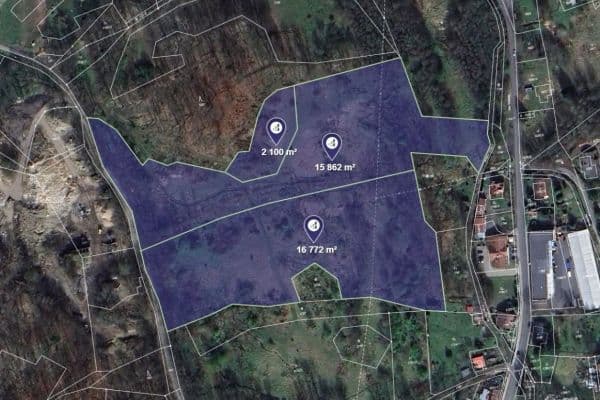 Predaj pozemku 28.595 m², Nový Bor Predaj pozemku 28.595 m², Nový Bor