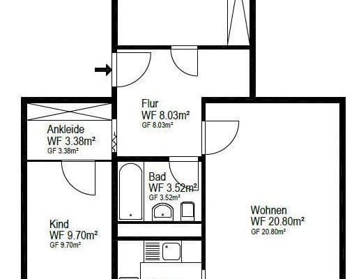 Predaj bytu 3-izbový 67 m², Dresden Predaj bytu 3-izbový 67 m², Dresden