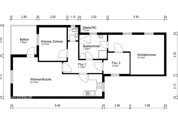 Predaj bytu 3-izbový 86 m², Hans Böckler Str. 76, Wiesbaden, Hesensko Predaj bytu 3-izbový 86 m², Hans Böckler Str. 76, Wiesbaden, Hesensko