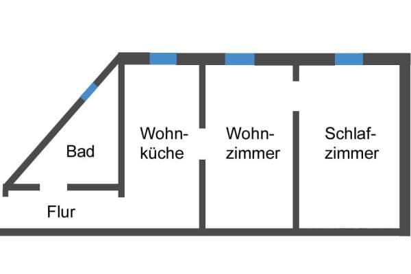 Prenájom bytu 2-izbový 54 m², Rüppurrer Str. 20d, Karlsruhe, Bádensko-Wurttembersko Prenájom bytu 2-izbový 54 m², Rüppurrer Str. 20d, Karlsruhe, Bádensko-Wurttembersko
