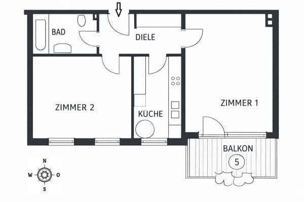 Predaj bytu 2-izbový 53 m², München, Bavorsko Predaj bytu 2-izbový 53 m², München, Bavorsko
