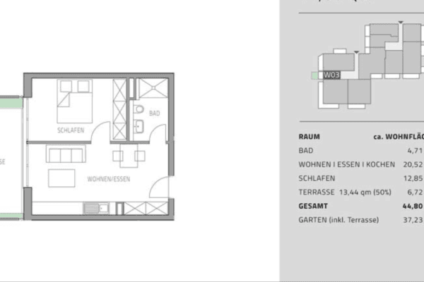 Prenájom bytu 2-izbový 45 m², Kraibergstraße 2, Gaimersheim, Bavorsko Prenájom bytu 2-izbový 45 m², Kraibergstraße 2, Gaimersheim, Bavorsko