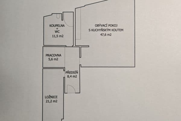 Prenájom bytu 2-izbový 94 m², Navrátilova, Praha Prenájom bytu 2-izbový 94 m², Navrátilova, Praha