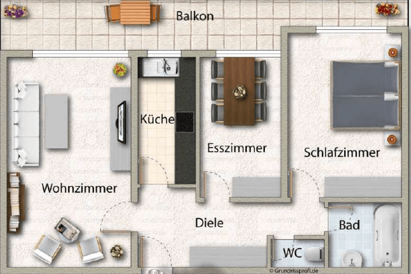 Predaj bytu 3-izbový 75 m², Hohenstaufenstrasse 100, Göppingen Predaj bytu 3-izbový 75 m², Hohenstaufenstrasse 100, Göppingen