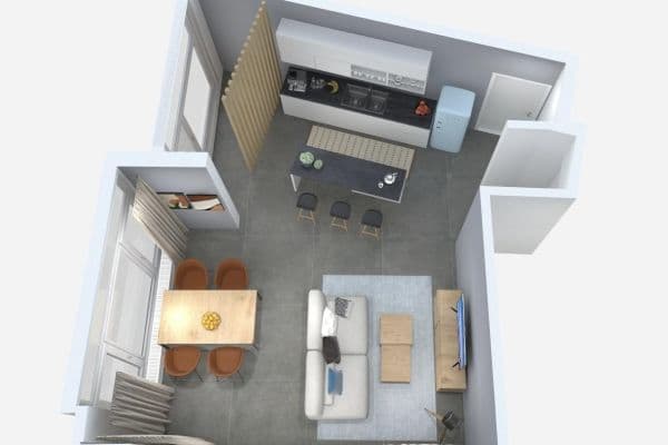 Prenájom bytu 2-izbový 68 m², Hohenheimer Str. 11, Leinfelden Prenájom bytu 2-izbový 68 m², Hohenheimer Str. 11, Leinfelden