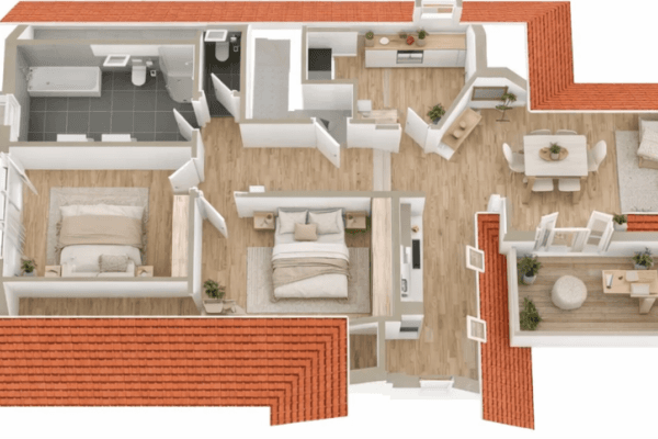 Prenájom bytu 5-izbový 125 m², Fuggerstr. 34, Waiblingen Prenájom bytu 5-izbový 125 m², Fuggerstr. 34, Waiblingen