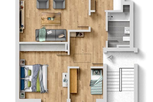 Predaj bytu 3-izbový 66 m², An der Rheinbahn 17, Meerbusch Predaj bytu 3-izbový 66 m², An der Rheinbahn 17, Meerbusch