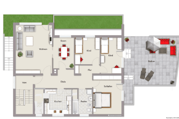 Prenájom bytu 4-izbový 135 m², Heinrich-Weber-Str. 37, Heppenheim Prenájom bytu 4-izbový 135 m², Heinrich-Weber-Str. 37, Heppenheim