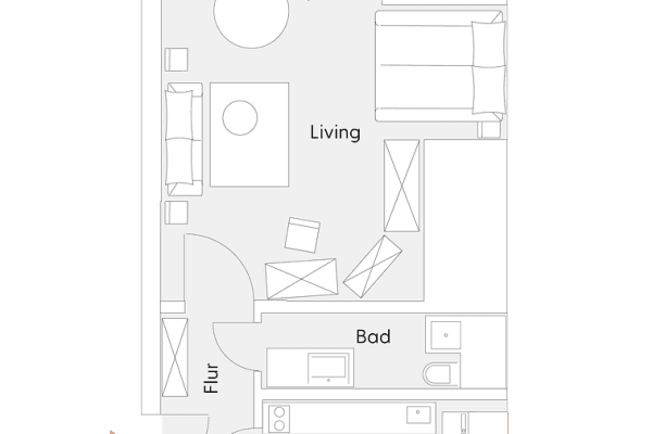 Prenájom bytu 1-izbový 33 m², Berlin, Berlín Prenájom bytu 1-izbový 33 m², Berlin, Berlín