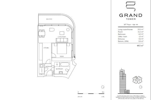 Prenájom bytu 2-izbový 61 m², Europa-Allee 2, Frankfurt am Main Prenájom bytu 2-izbový 61 m², Europa-Allee 2, Frankfurt am Main