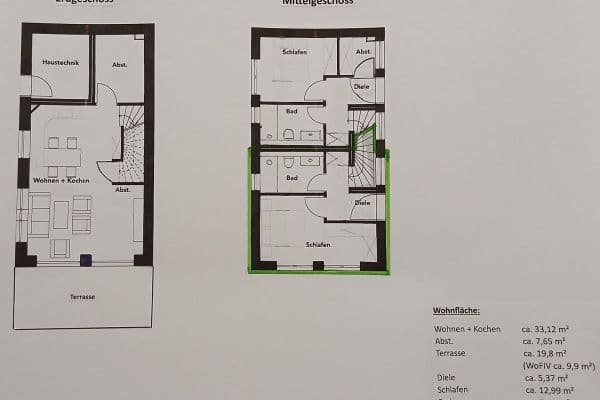 Prenájom bytu 2-izbový 75 m², Hamburg, Hamburg Prenájom bytu 2-izbový 75 m², Hamburg, Hamburg