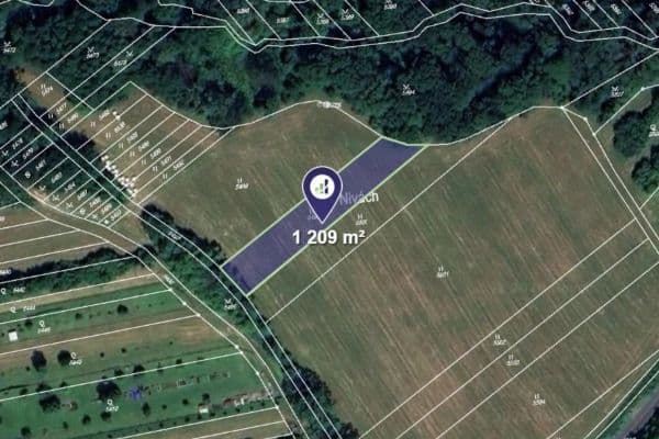 Predaj pozemku 1.267 m², Loukov Predaj pozemku 1.267 m², Loukov