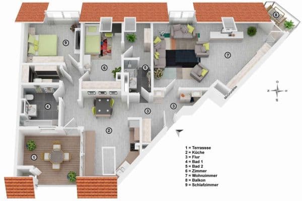 Predaj bytu 4-izbový 86 m², München, Bavorsko Predaj bytu 4-izbový 86 m², München, Bavorsko