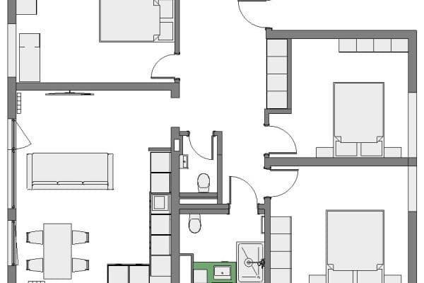 Prenájom bytu 4-izbový 92 m², Mulheim an der Ruhr Prenájom bytu 4-izbový 92 m², Mulheim an der Ruhr