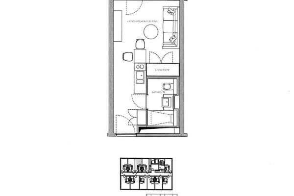 Predaj bytu 1-izbový 23 m², Lehrter Straße 24 B, Berlin, Berlín Predaj bytu 1-izbový 23 m², Lehrter Straße 24 B, Berlin, Berlín