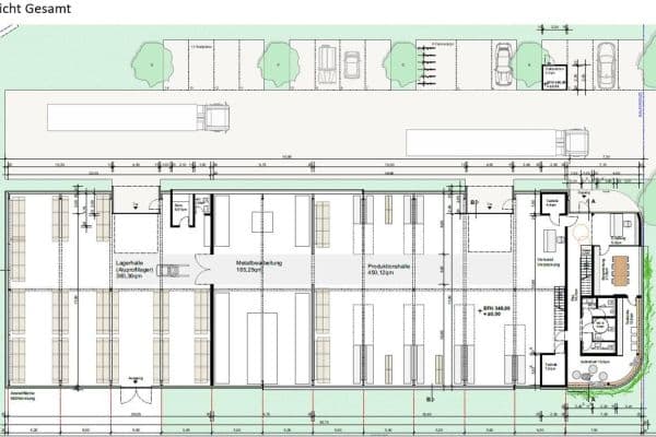Prenájom nebytového priestoru 5.000 m², Jebenhausen Prenájom nebytového priestoru 5.000 m², Jebenhausen