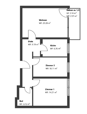 Predaj bytu 3-izbový 67 m², Geigenbergerstr. 9, München, Bavorsko Predaj bytu 3-izbový 67 m², Geigenbergerstr. 9, München, Bavorsko