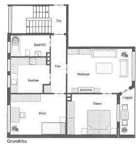 Prenájom bytu 3-izbový 72 m², Rotdornweg 14, Glinde Prenájom bytu 3-izbový 72 m², Rotdornweg 14, Glinde