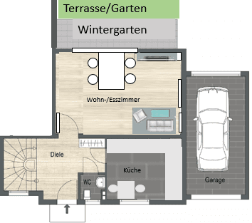 Prenájom bytu 3-izbový 93 m², Amselstr. 13a, Niederkassel Prenájom bytu 3-izbový 93 m², Amselstr. 13a, Niederkassel