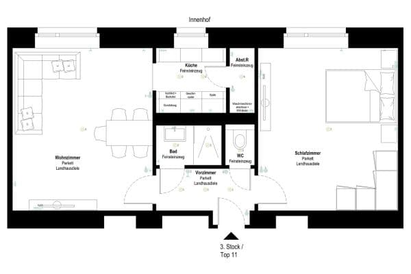 Predaj bytu 2-izbový 49 m², Arnethgasse 63, Wien, Viedeň Predaj bytu 2-izbový 49 m², Arnethgasse 63, Wien, Viedeň