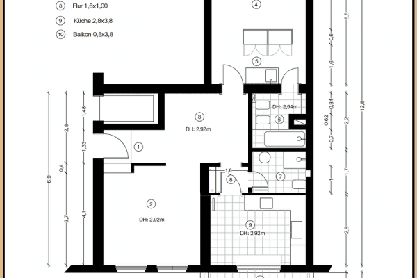 Predaj bytu 3-izbový 73 m², Berlin, Berlín Predaj bytu 3-izbový 73 m², Berlin, Berlín