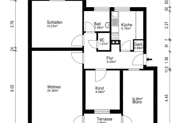 Predaj bytu 4-izbový 81 m², Oldenburg Predaj bytu 4-izbový 81 m², Oldenburg