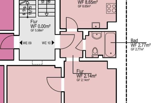 Prenájom bytu 2-izbový 43 m², Krayer Str. 28, Bochum Prenájom bytu 2-izbový 43 m², Krayer Str. 28, Bochum