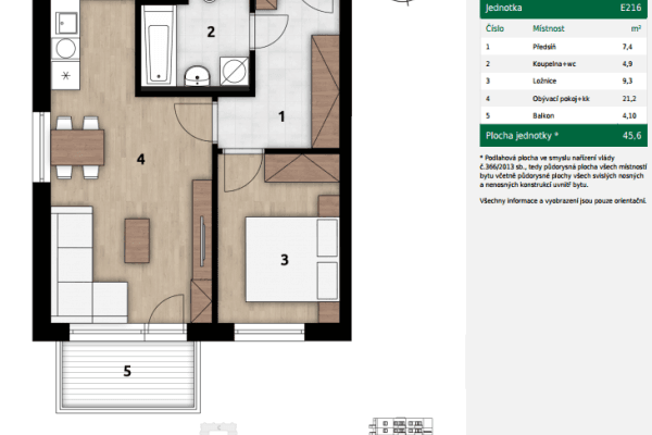 Predaj bytu 2-izbový 45 m², U Továren, Praha Predaj bytu 2-izbový 45 m², U Továren, Praha
