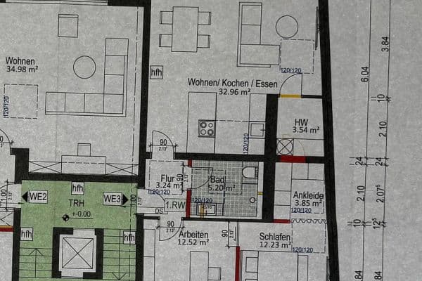 Prenájom bytu 2-izbový 75 m², Düsseldorf, Severné Porýnie - Westfálsko Prenájom bytu 2-izbový 75 m², Düsseldorf, Severné Porýnie - Westfálsko