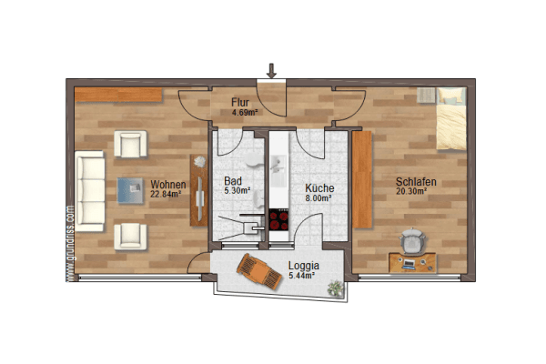 Predaj bytu 2-izbový 64 m², Arnoldstraße 34, Stuttgart, Bádensko-Wurttembersko Predaj bytu 2-izbový 64 m², Arnoldstraße 34, Stuttgart, Bádensko-Wurttembersko