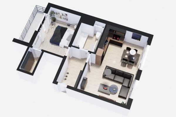 Predaj bytu 2-izbový 78 m², Psárská, Praha Predaj bytu 2-izbový 78 m², Psárská, Praha