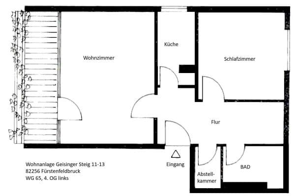 Predaj bytu 2-izbový 54 m², Geisinger Steig 11, Fürstenfeldbruck, Bavorsko Predaj bytu 2-izbový 54 m², Geisinger Steig 11, Fürstenfeldbruck, Bavorsko